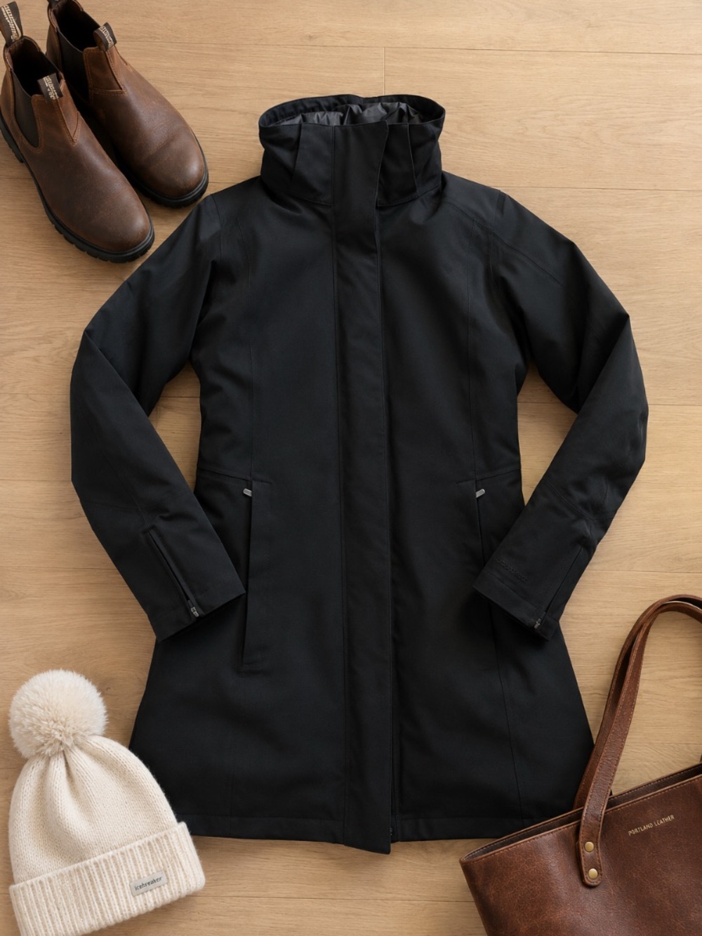 Patagonia Womens S Tres 3-in-1 Parka Black 700 Down Waterproof Insulated Jacket